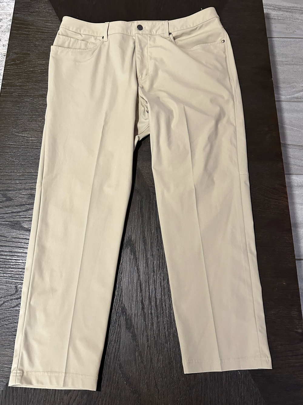 Men's Slim Stretch Dress Pants - Cream